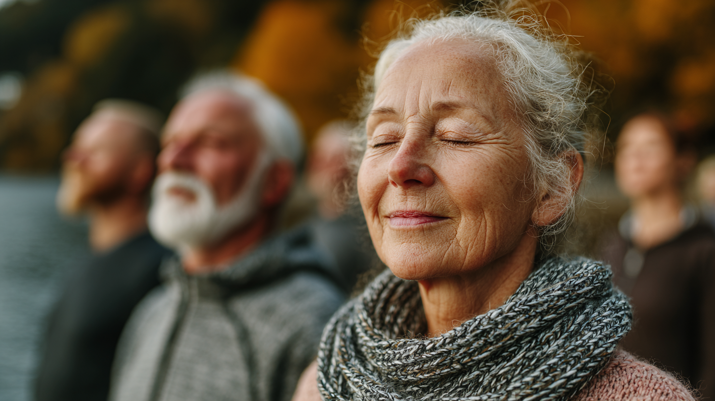 Йога для старших людей
